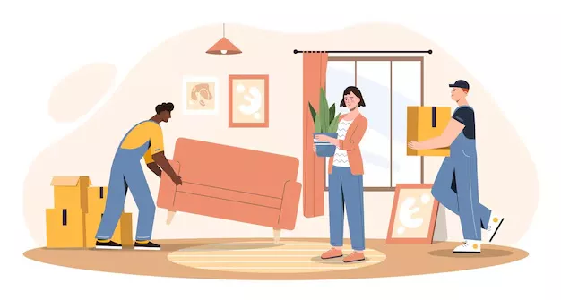 Déménagement dans nouvelle maison