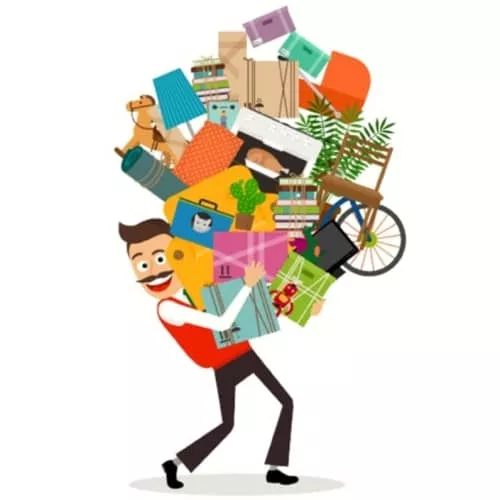 Illustration débarras